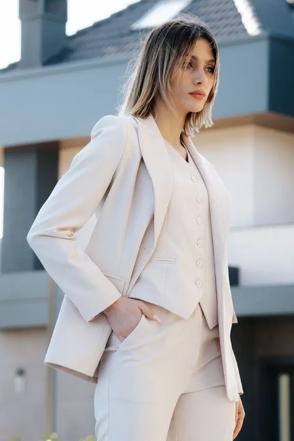 3-piece Vest Suit-detail