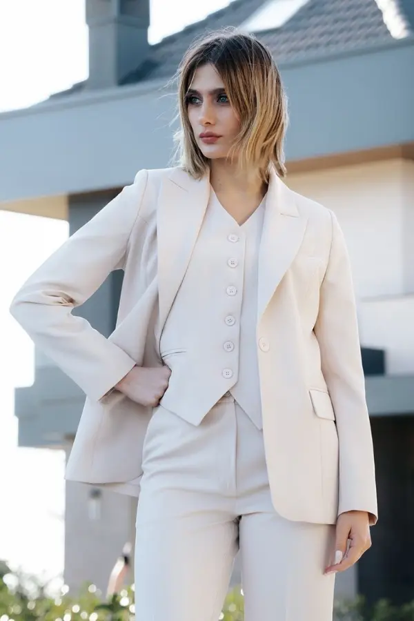 3-piece Vest Suit-detail