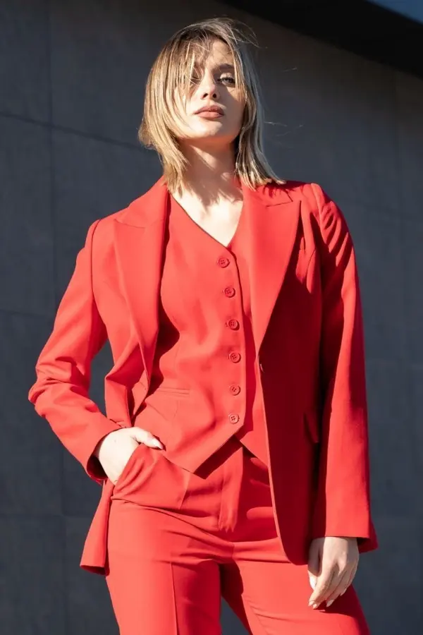 3-piece Vest Suit-detail