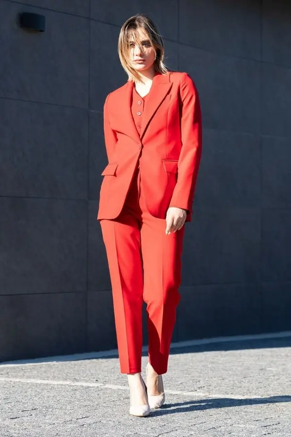 3-piece Vest Suit-detail