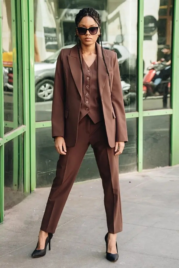 3-piece Vest Suit-detail