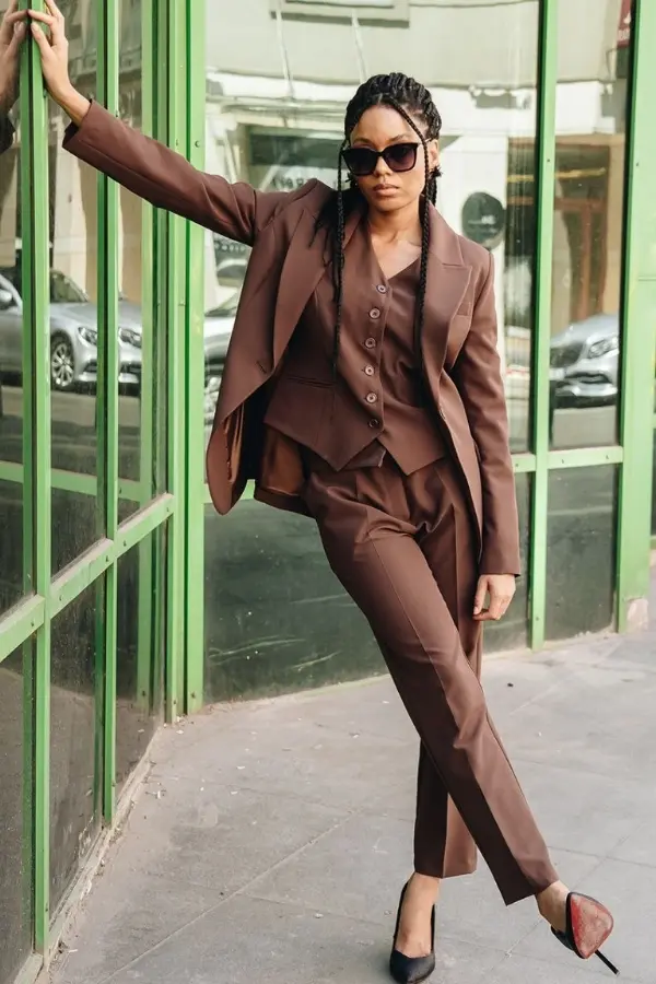 3-piece Vest Suit-detail