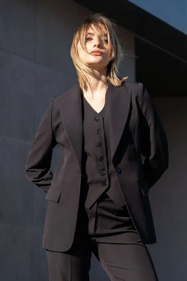 3-piece Vest Suit-detail