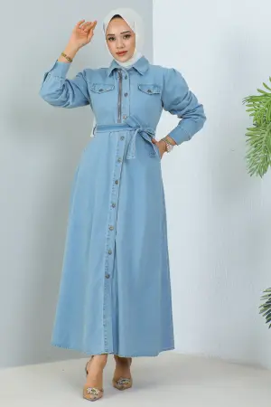 6810 Zıppered Cap Blue