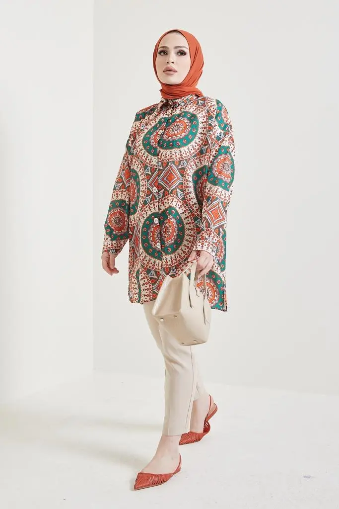 8880 Patterned Hijab Shirt Tile-detail