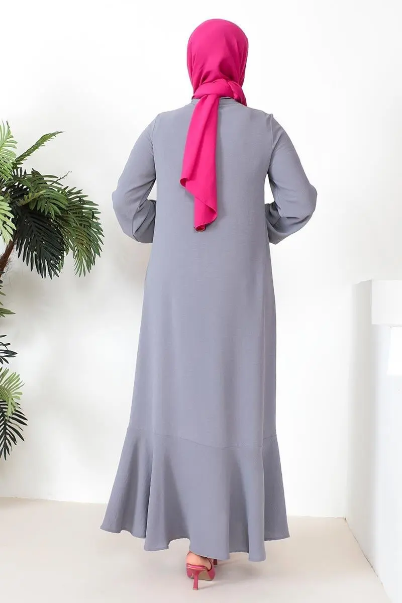 A-line Dress With Ribbon Detail-detail