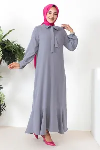 A-line Dress With Ribbon Detail