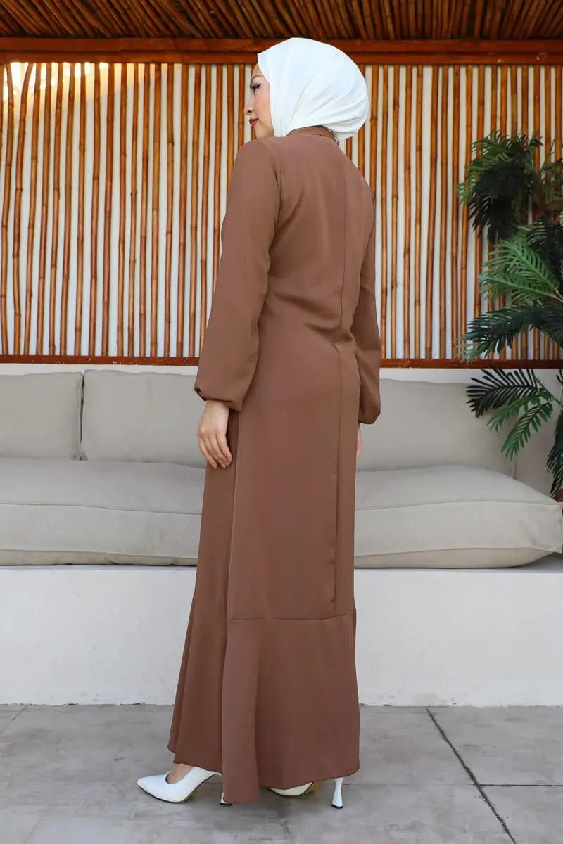 A-line Dress With Ribbon Detail-detail