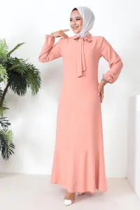 A-line Dress With Ribbon Detail