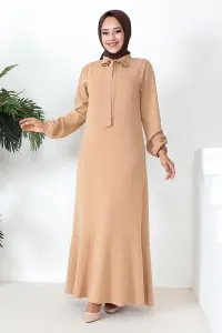 A-line Dress With Ribbon Detail