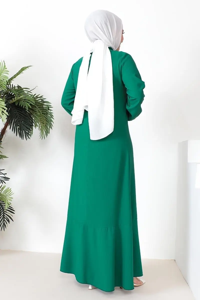 A-line Dress With Ribbon Detail-detail