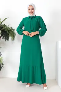 A-line Dress With Ribbon Detail