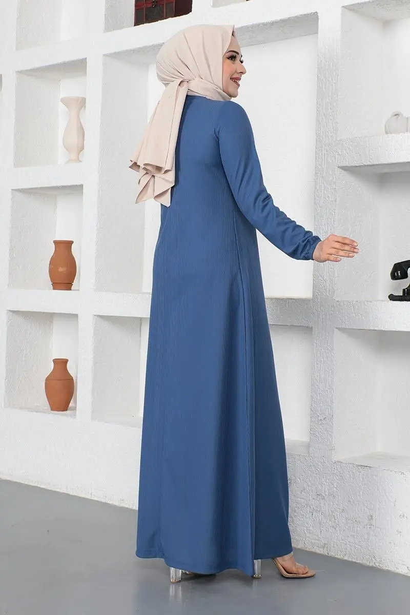 A Pleated Model Dress-detail