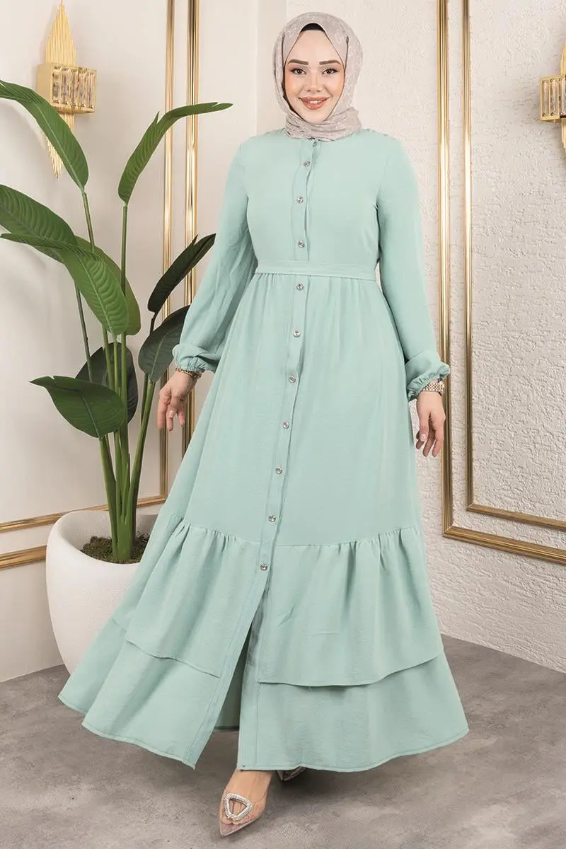 Aerobin Dress With Layered Skirt-detail