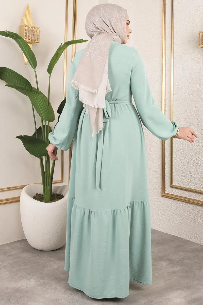 Aerobin Dress With Layered Skirt-detail