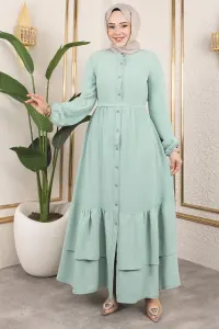 Aerobin Dress With Layered Skirt