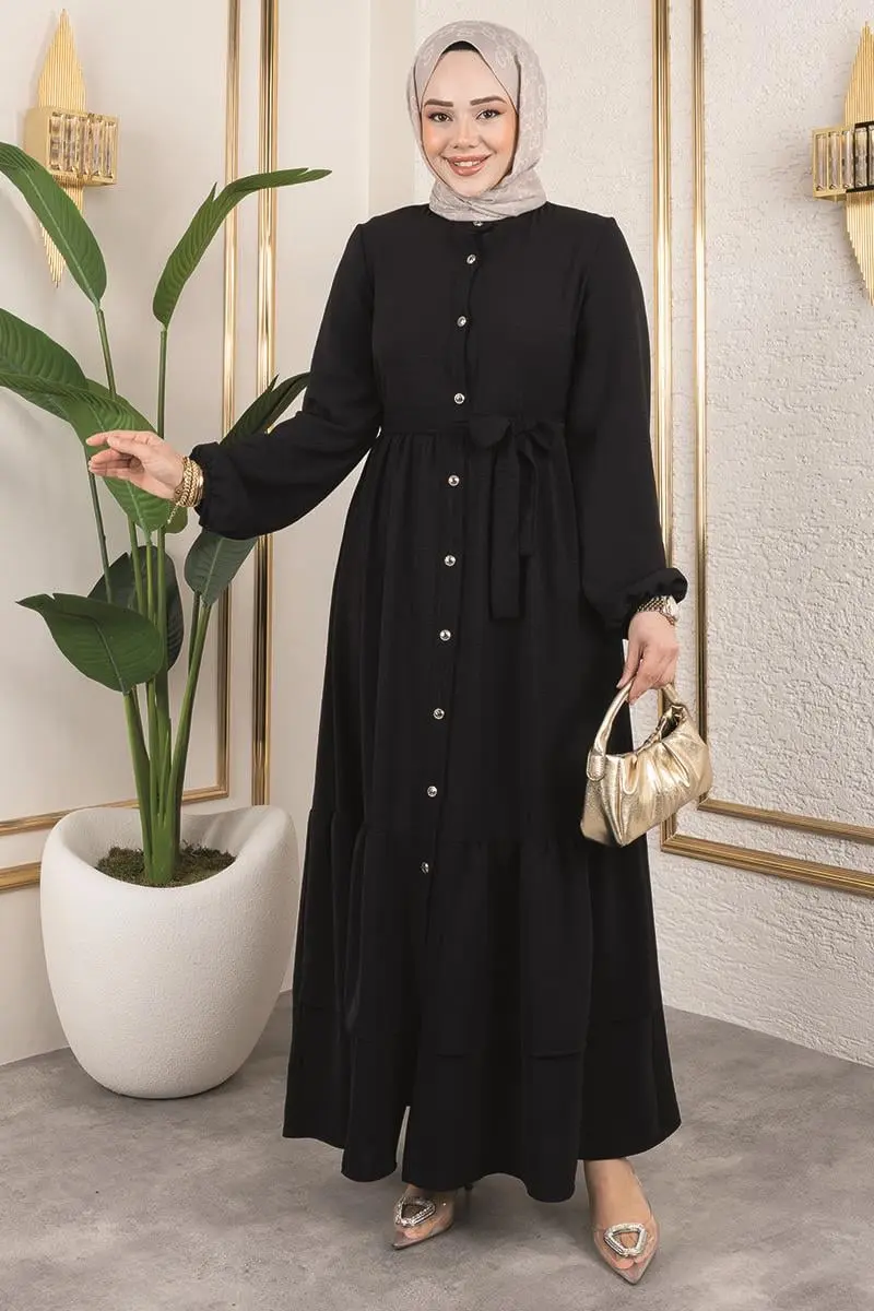 Aerobin Dress With Layered Skirt-detail