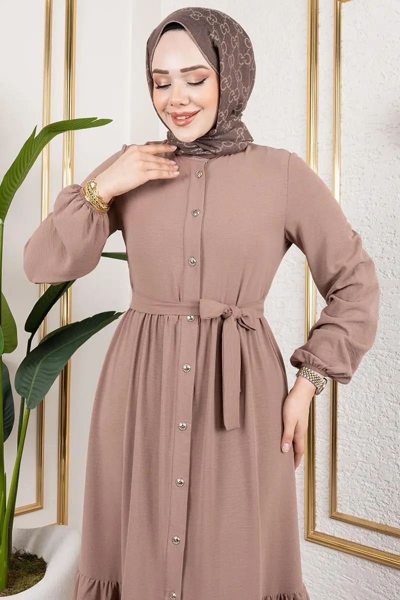 Aerobin Dress With Layered Skirt-detail