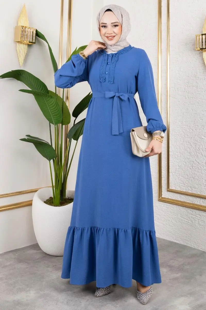 Aerobin Dress With Ruffle Detail-detail