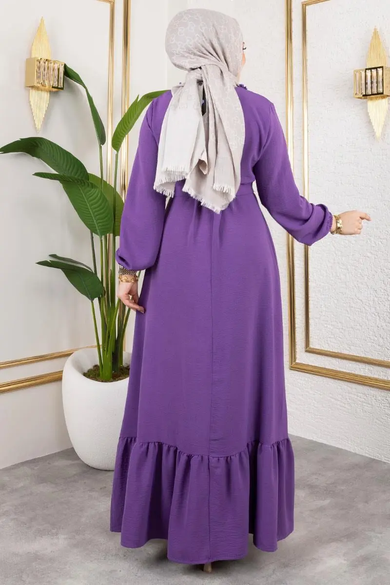 Aerobin Dress With Ruffle Detail-detail