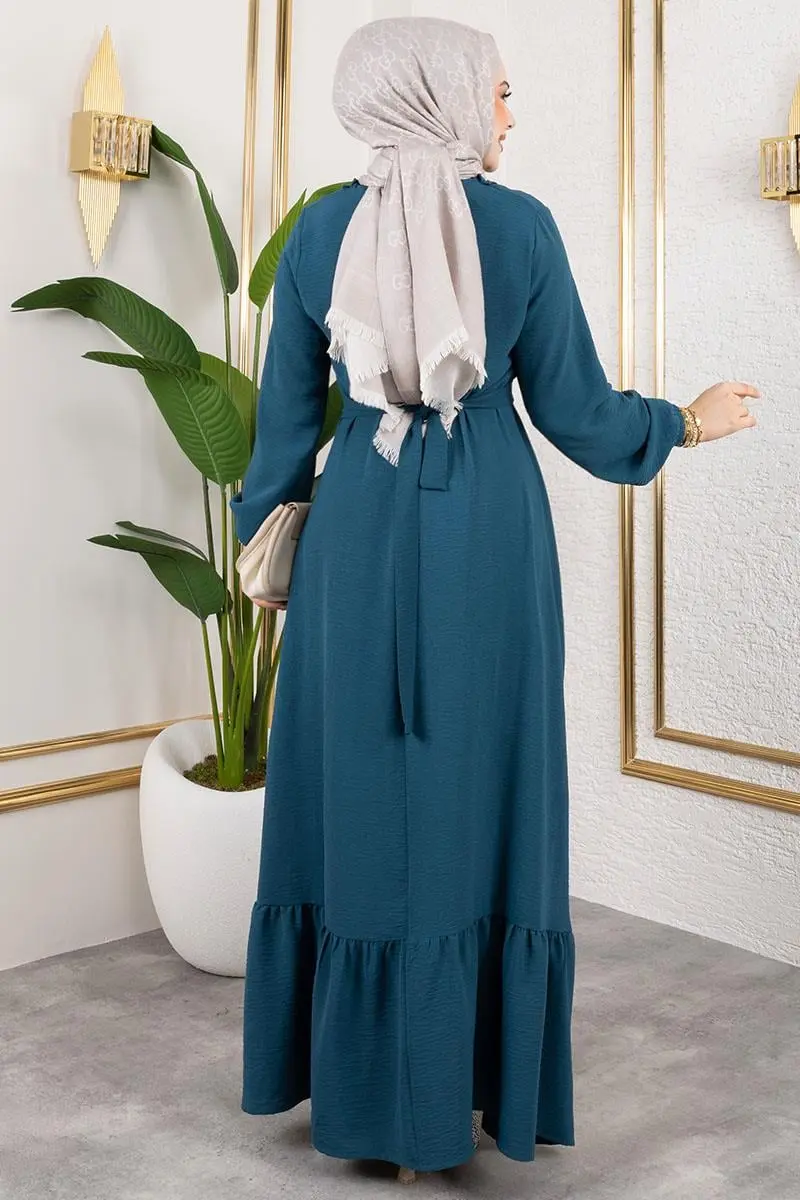 Aerobin Dress With Ruffle Detail-detail