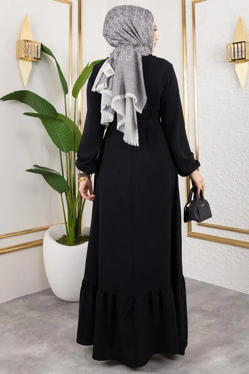 Aerobin Dress With Ruffle Detail-detail