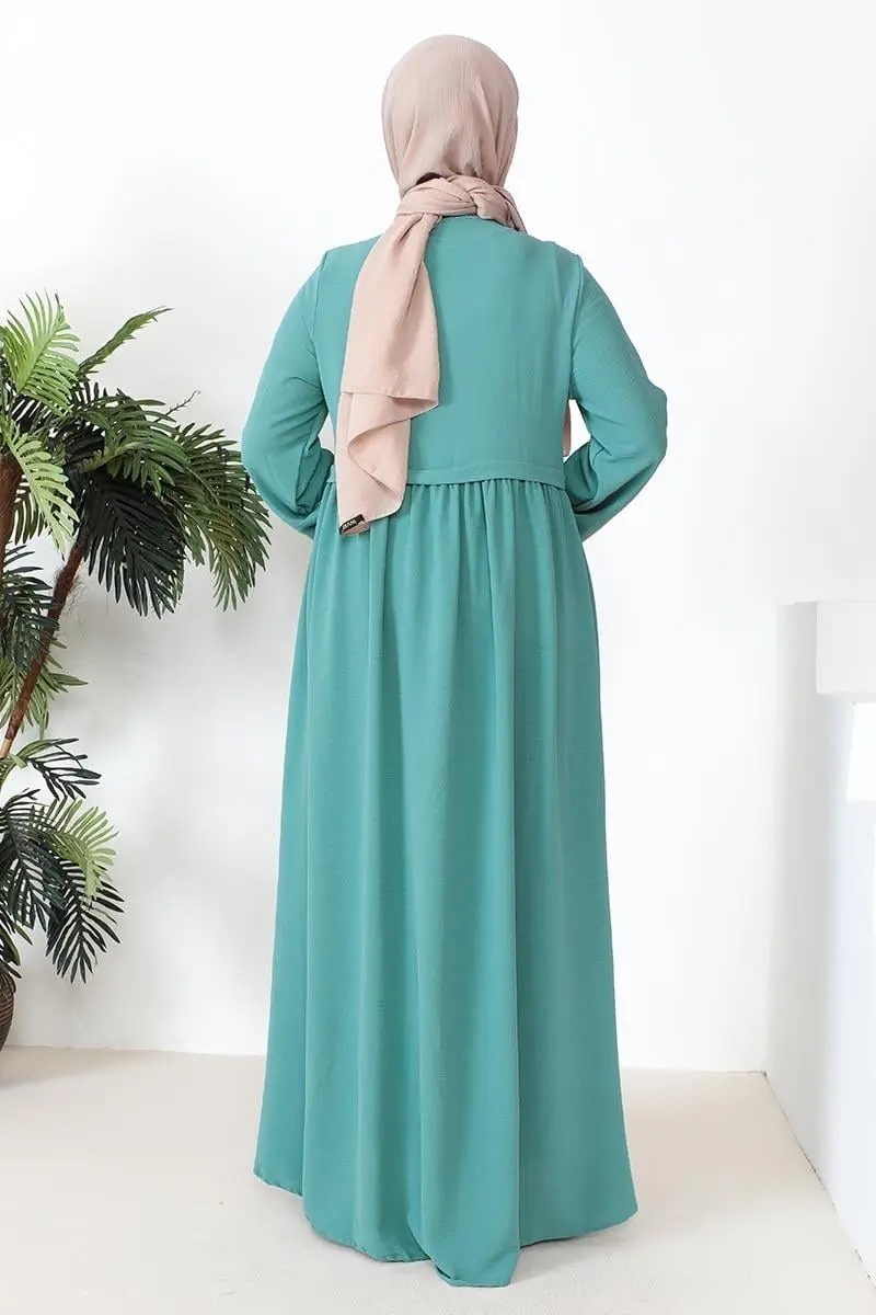 Aerobin Fabric Seasonal Abaya-detail