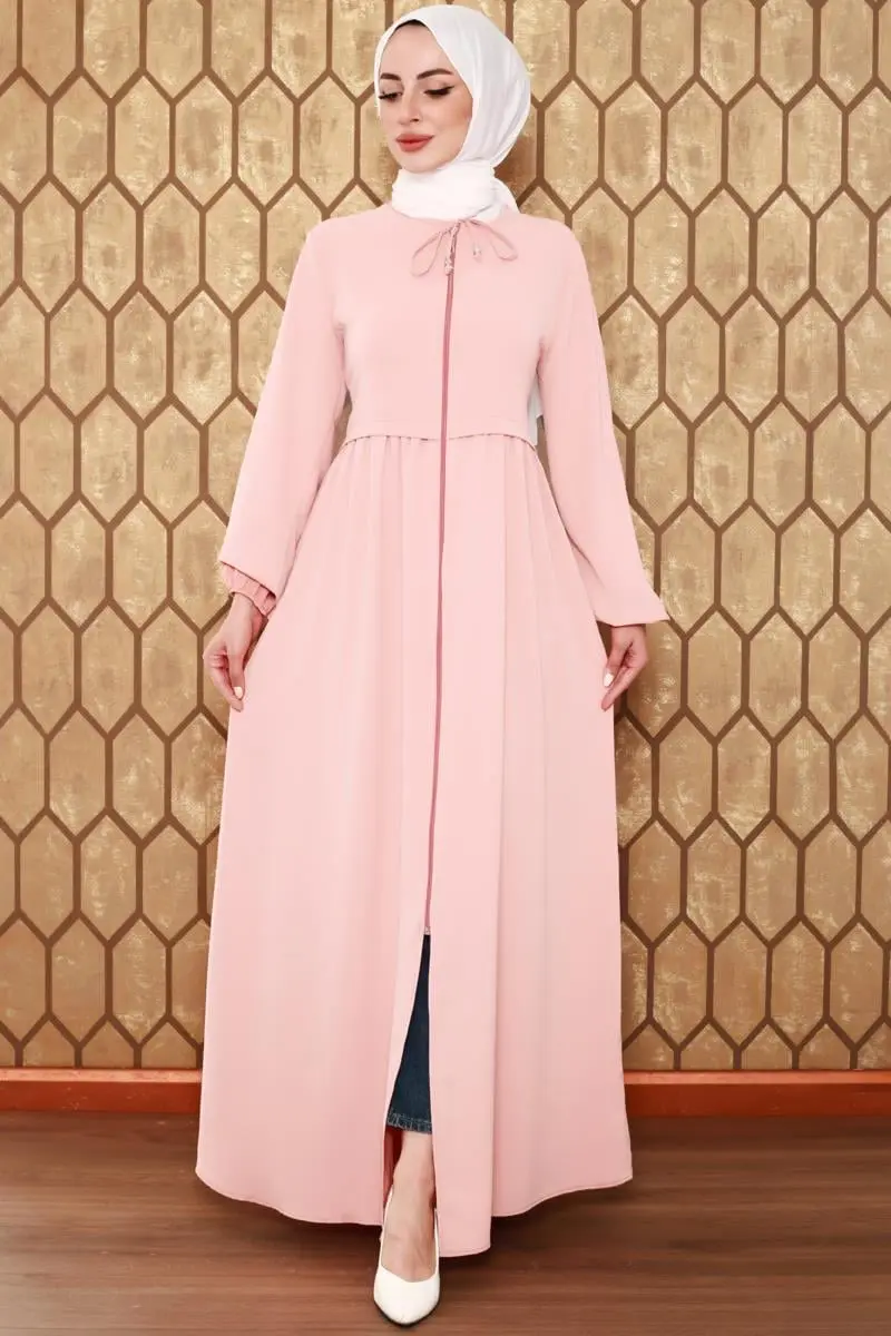 Aerobin Fabric Seasonal Abaya-detail