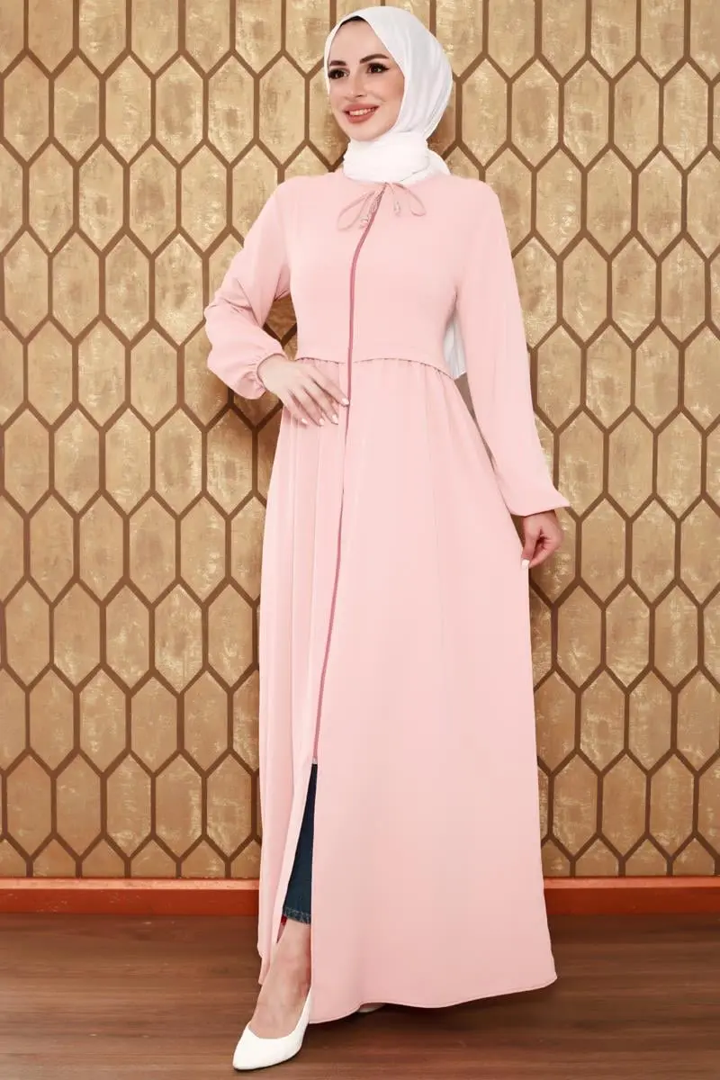 Aerobin Fabric Seasonal Abaya-detail