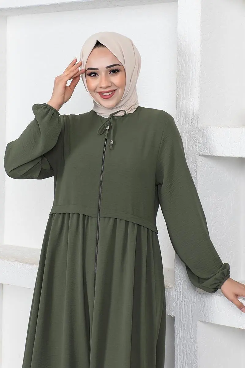 Aerobin Fabric Seasonal Abaya-detail