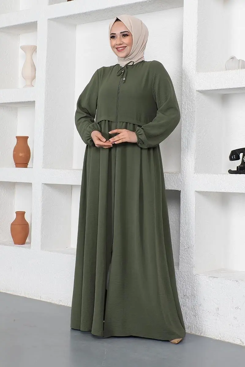 Aerobin Fabric Seasonal Abaya-detail