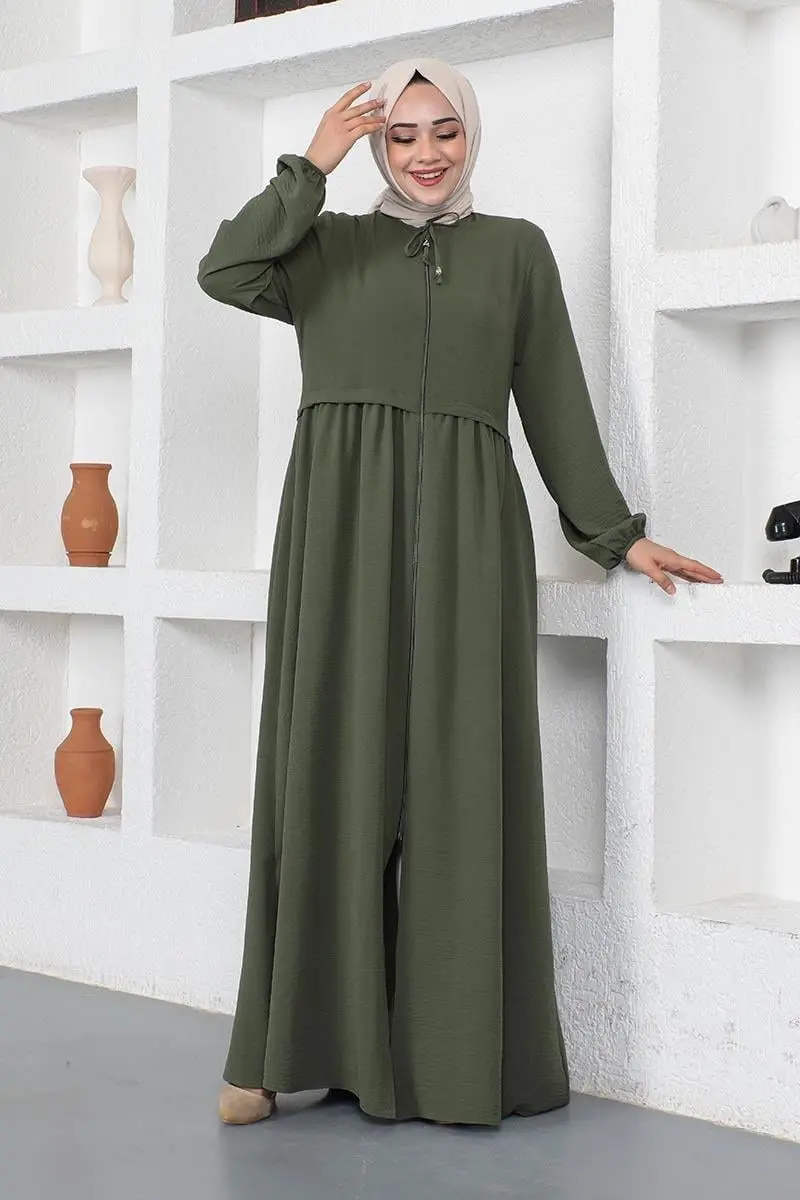 Aerobin Fabric Seasonal Abaya-detail