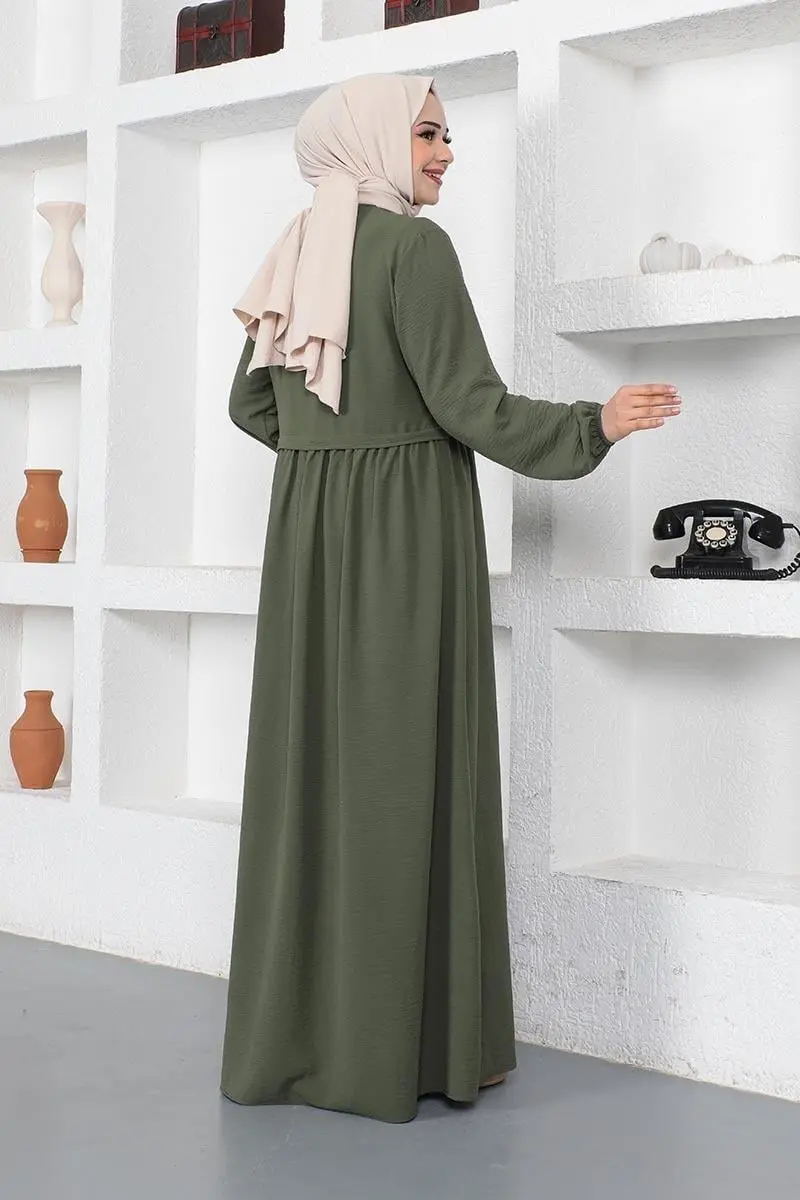 Aerobin Fabric Seasonal Abaya-detail