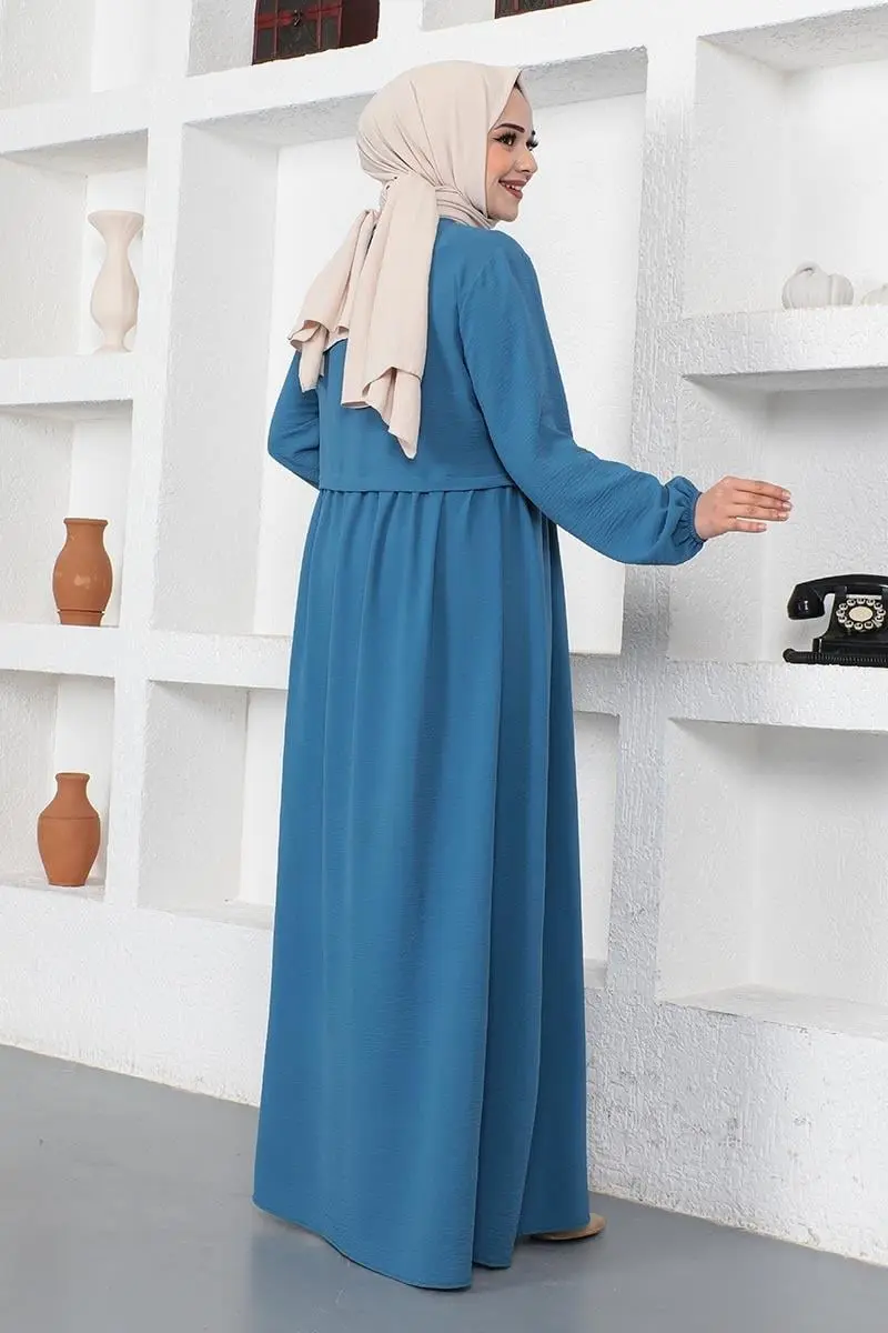 Aerobin Fabric Seasonal Abaya-detail