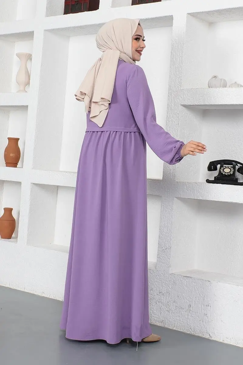 Aerobin Fabric Seasonal Abaya-detail