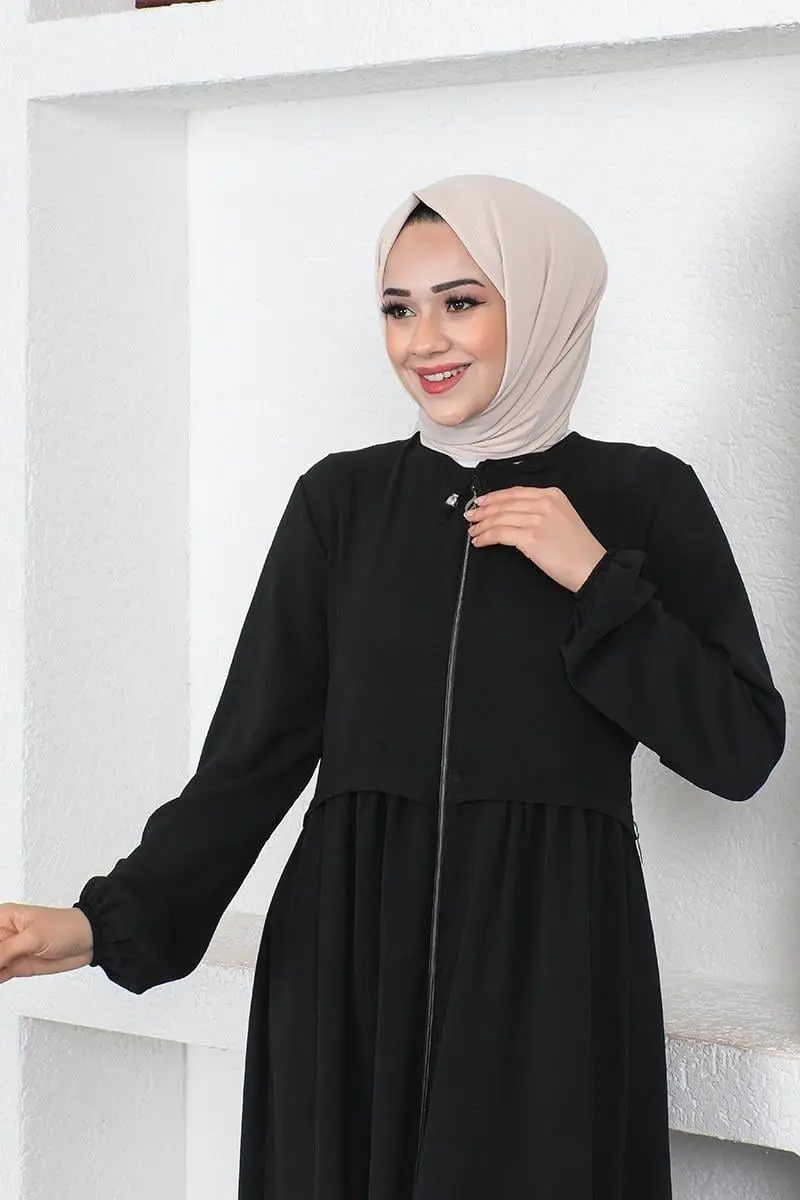 Aerobin Fabric Seasonal Abaya-detail