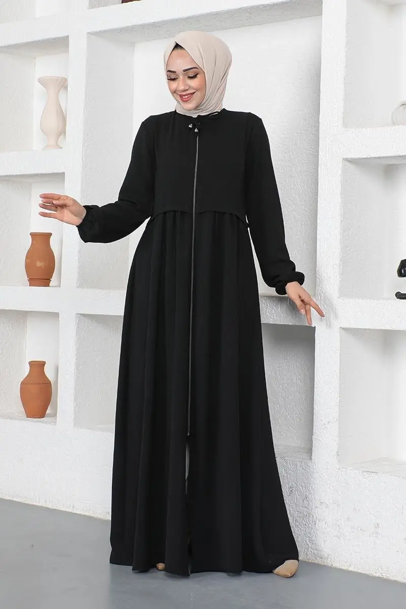 Aerobin Fabric Seasonal Abaya-detail