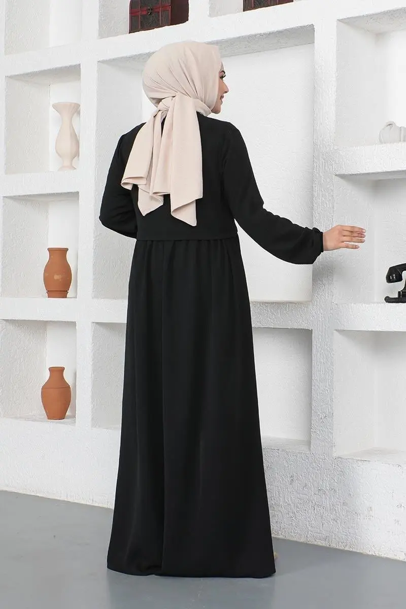 Aerobin Fabric Seasonal Abaya-detail