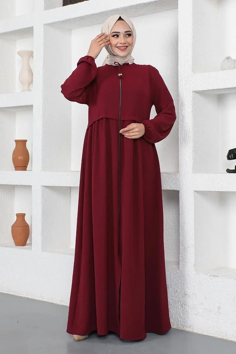 Aerobin Fabric Seasonal Abaya-detail