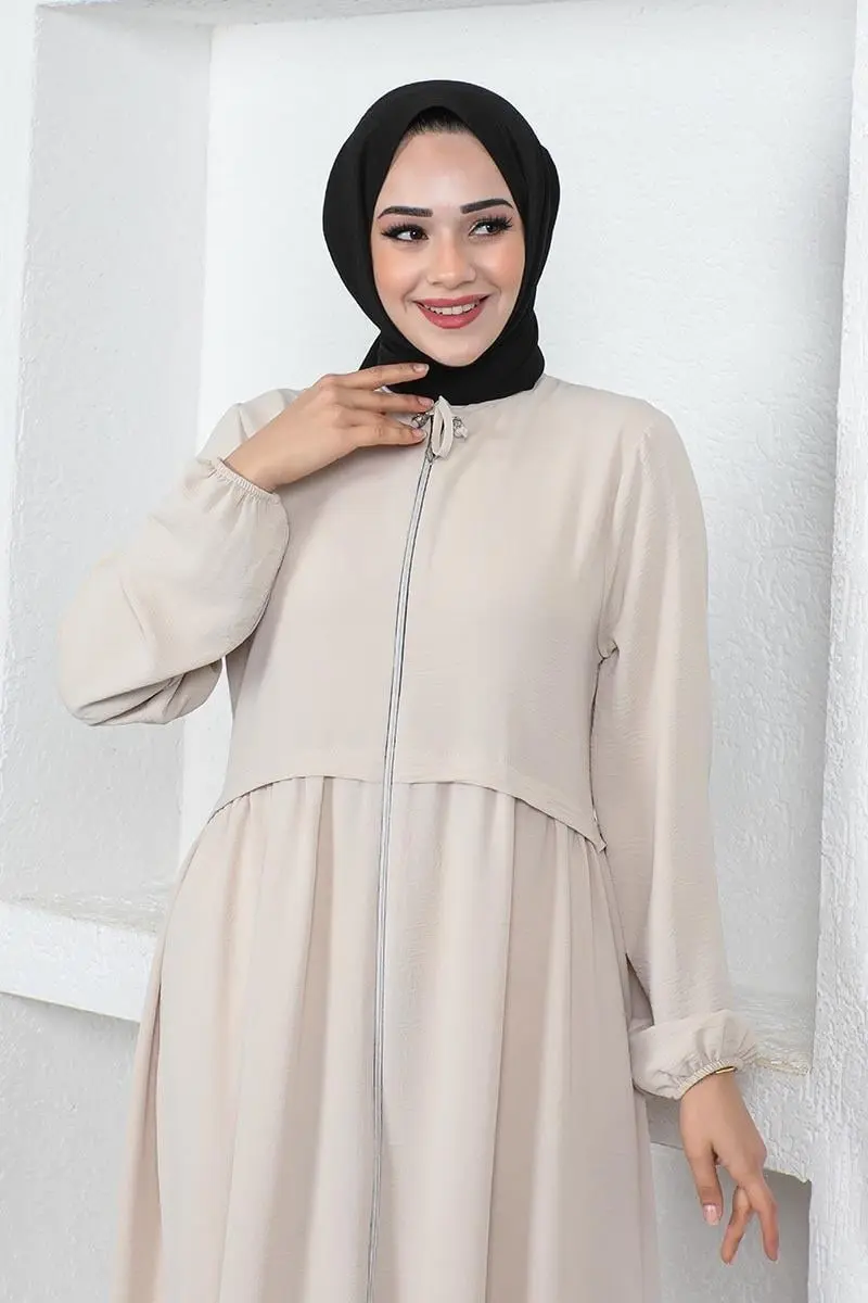 Aerobin Fabric Seasonal Abaya-detail