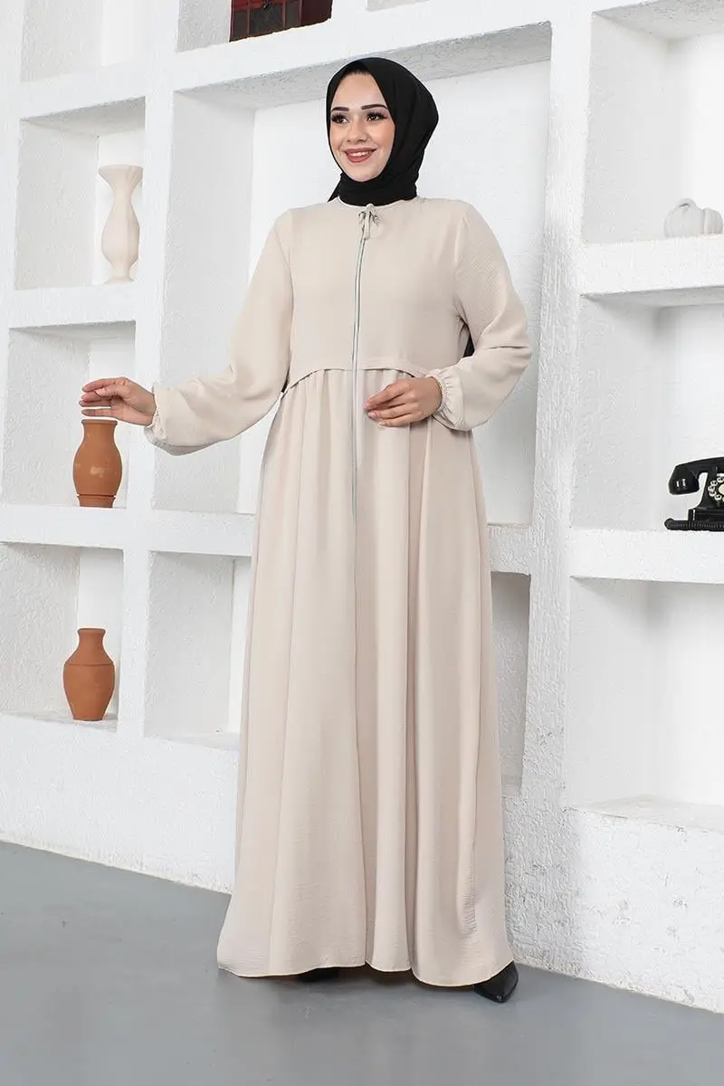 Aerobin Fabric Seasonal Abaya-detail