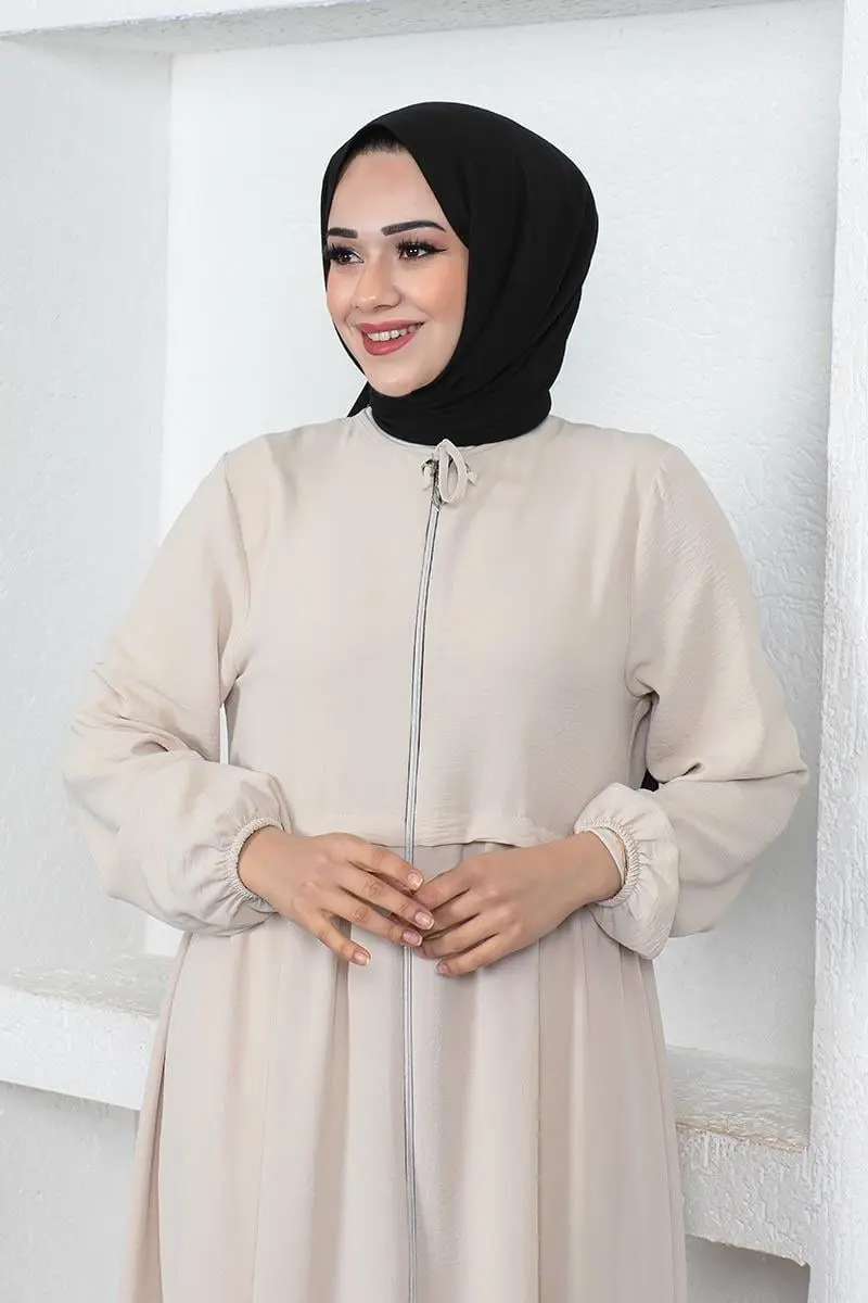 Aerobin Fabric Seasonal Abaya-detail