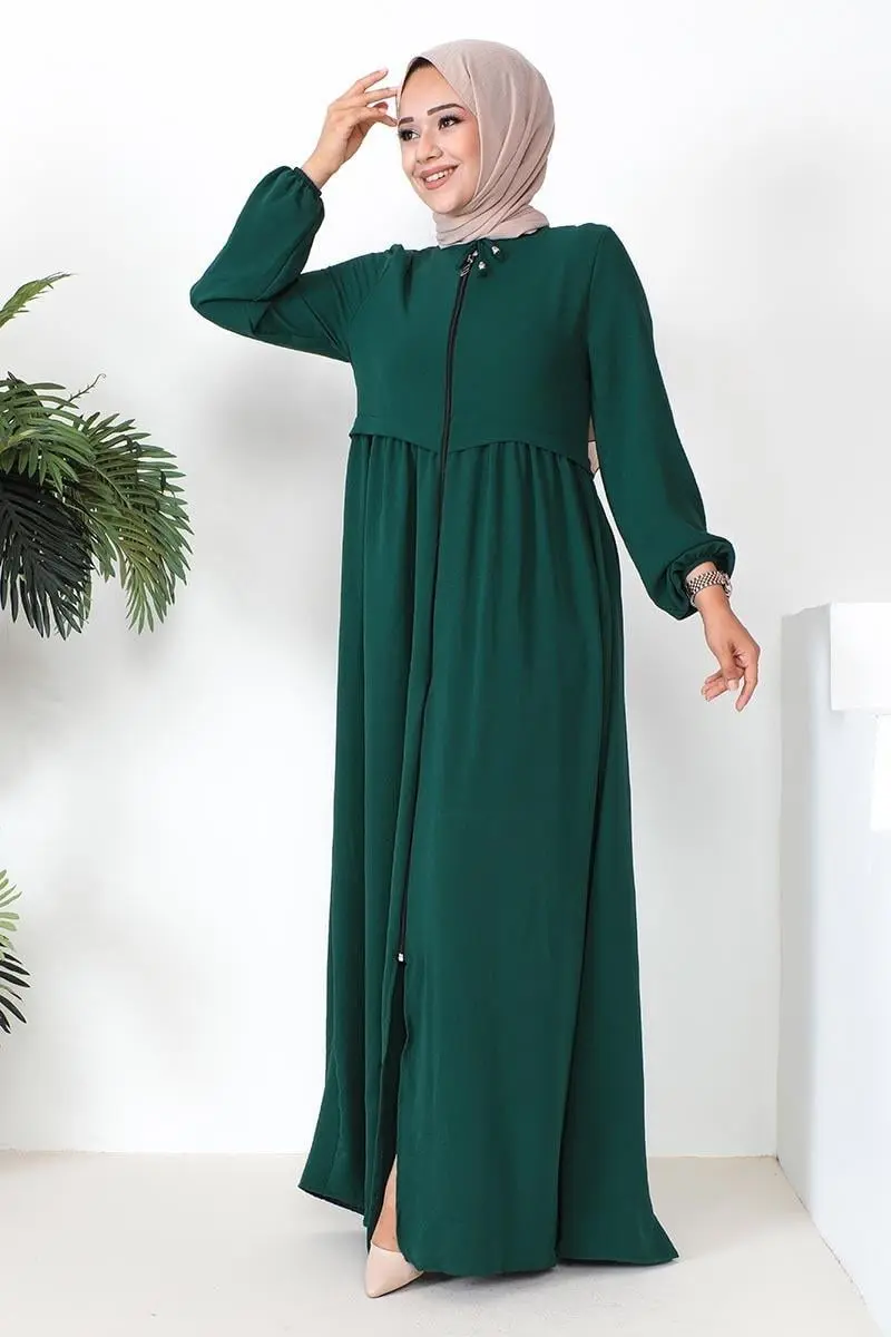 Aerobin Fabric Seasonal Abaya-detail