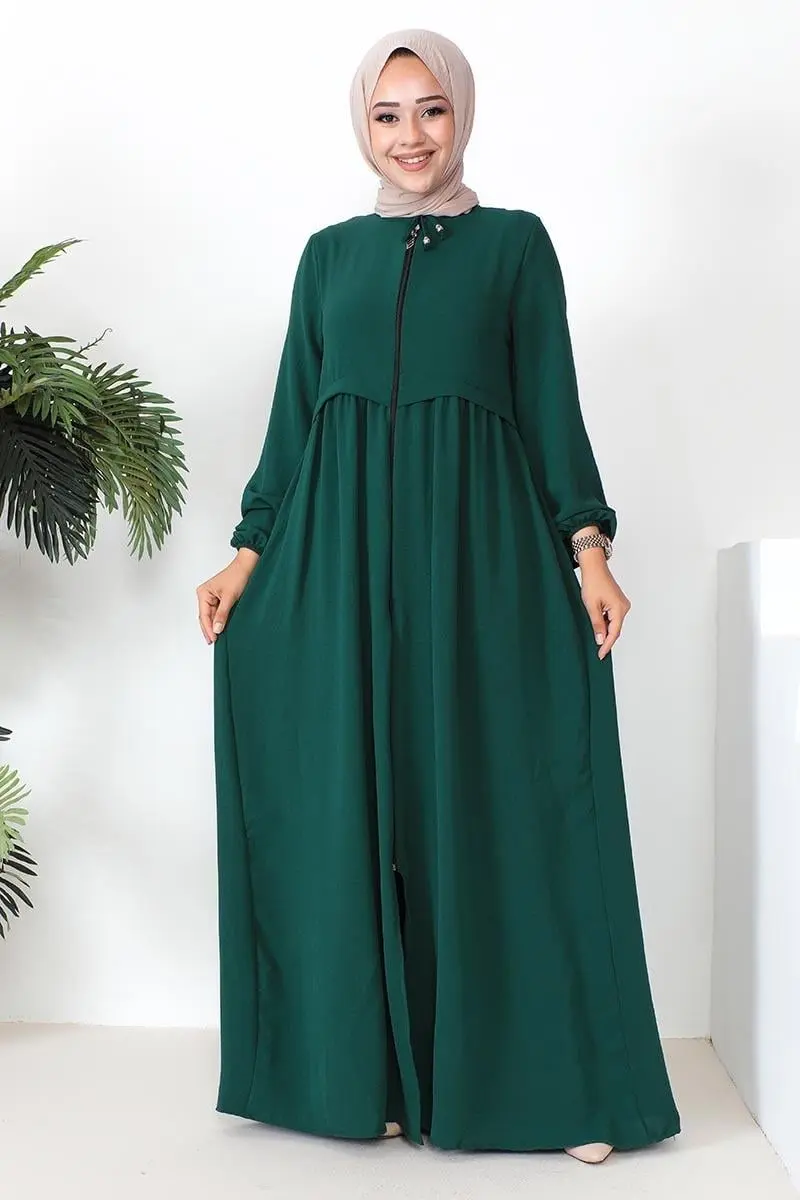 Aerobin Fabric Seasonal Abaya-detail