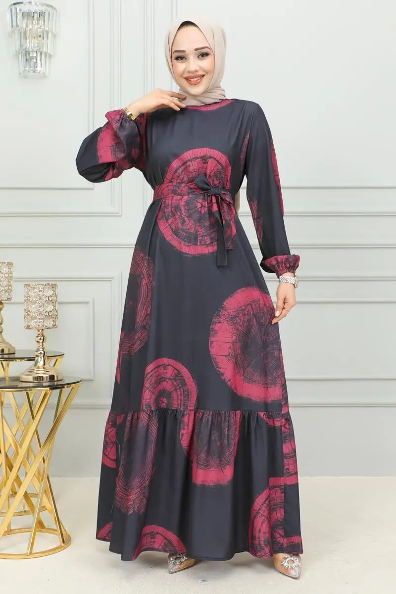 Aerobin Patterned Dress-detail