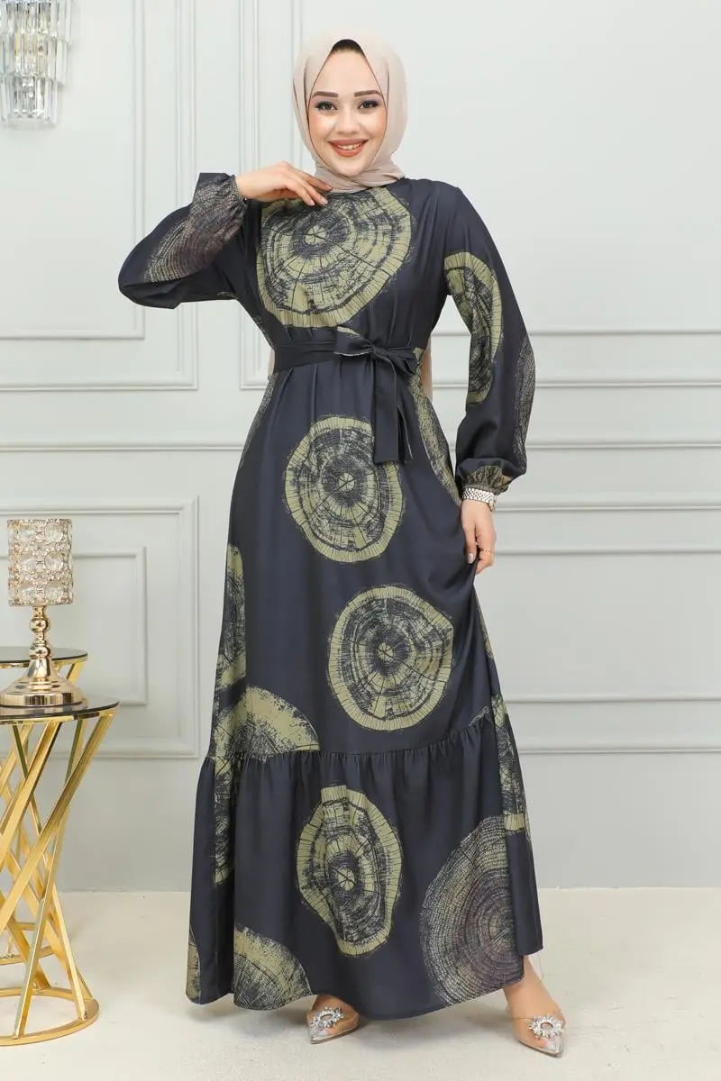 Aerobin Patterned Dress-detail