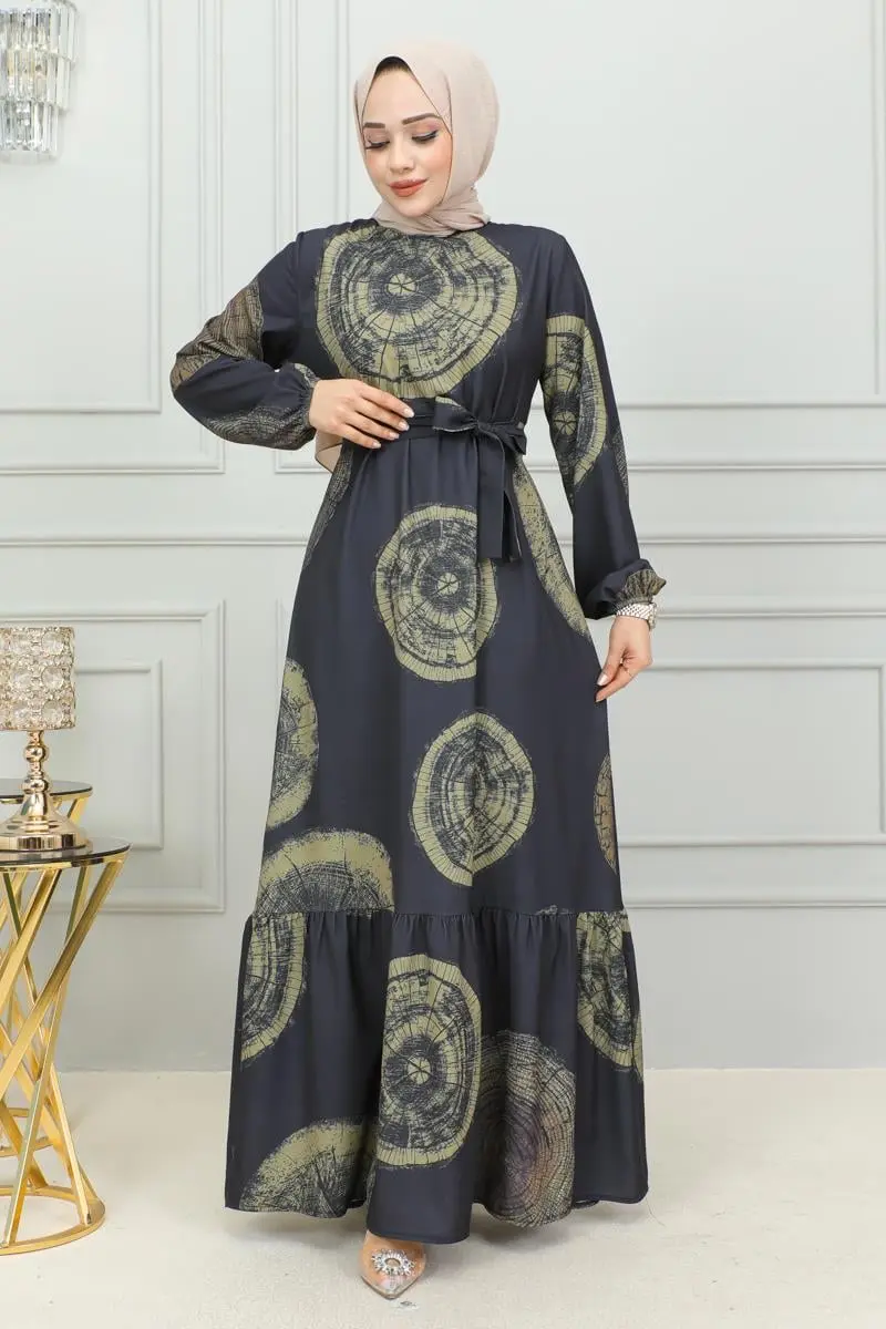 Aerobin Patterned Dress-detail