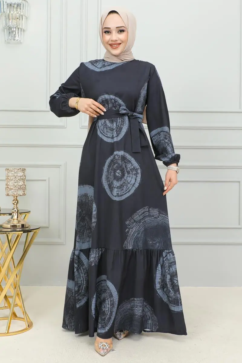 Aerobin Patterned Dress-detail