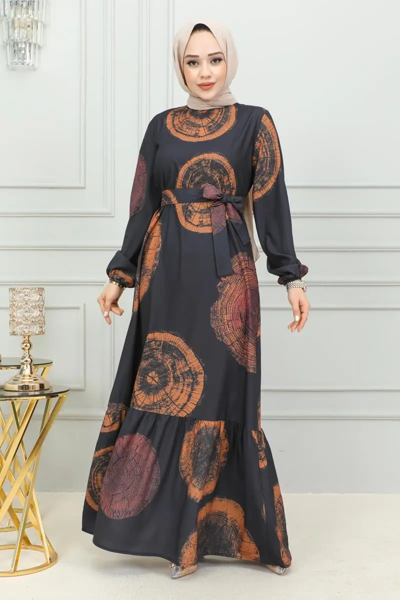 Aerobin Patterned Dress-detail