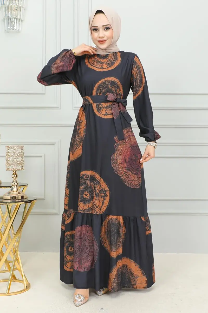 Aerobin Patterned Dress-detail